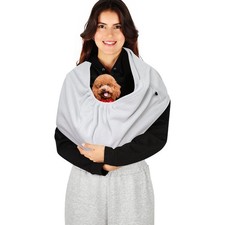 Hands-Free Cat Sling Carrier, Ultra-Soft Polar Fleece Pet Sling for Small Dog...