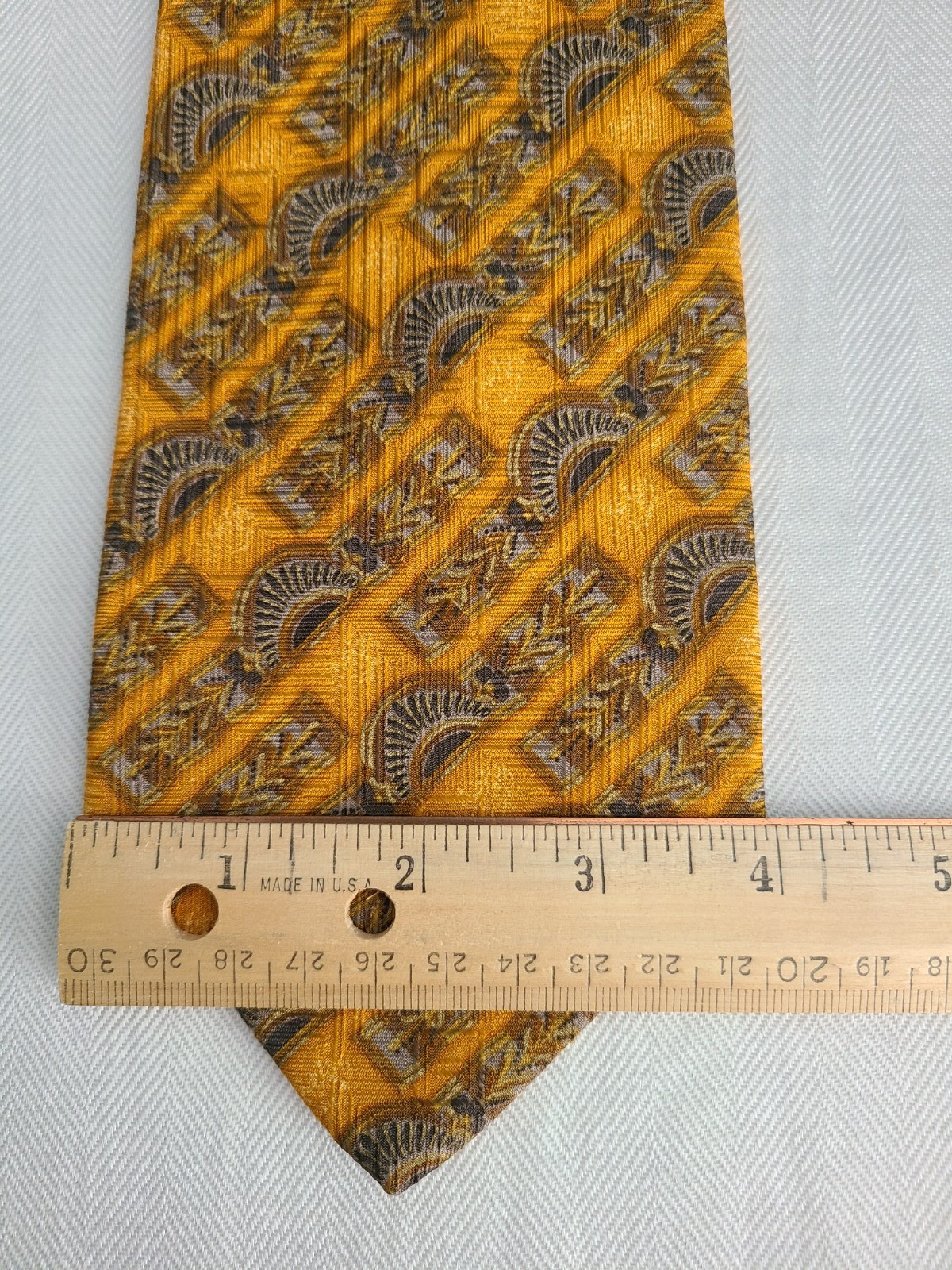 Robert Talbott SILK NECKTIE Studio Extra Long Rus… - image 7