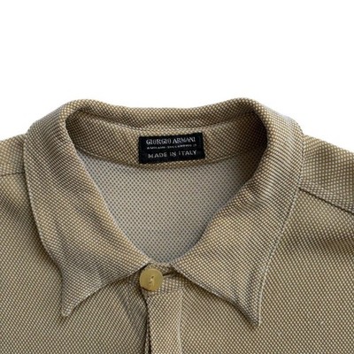 Vintage 80 s Giorgio Armani Italy Mens  Pocket Button Shirt size 52