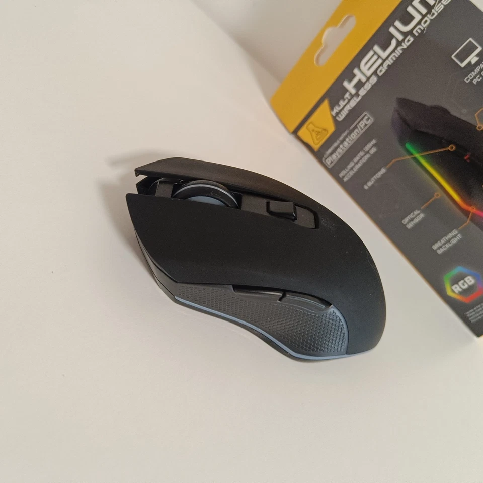 Wireless Gaming Mouse - G-LAB KULT-HELIUM - Adjustable DPI, 6 Buttons - Black - Image 4 of 4