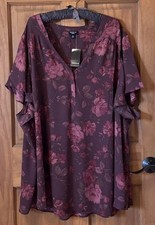 TORRID SHORT SLEEVE TOP BLOUSE TEE HARPER TOP 6 6X 6XL 30 NEW