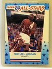 1989 Fleer All-Stars Stickers #3 Michael Jordan Card