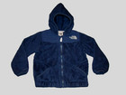 The North Face Toddler boys Girls 18-24 Months Blue Osito Fleece Hooded Jacket
