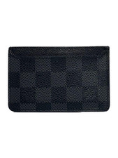 LOUIS VUITTON Card Case Neo Porto Cult N62666 Gray Black Damier