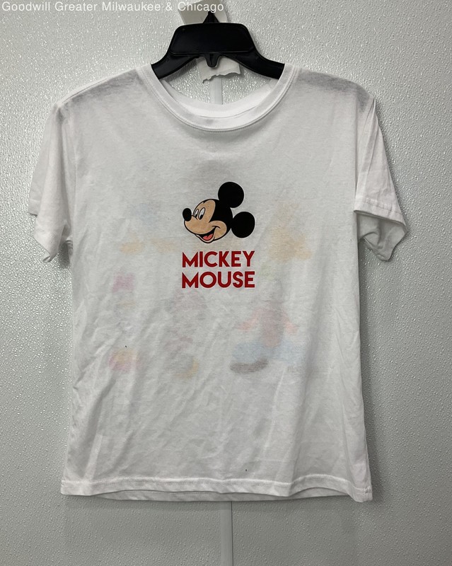 Mickey and Friends White T-Shirt Tee Shirt Size M NWT