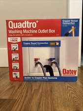 Oatey Quadtro Copper Sweat connection Washing Machine Outlet Box Single Lever