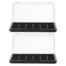 2 Pcs Empty Eye Shadow Palette Makeup Case Containers for Eyeshadow
