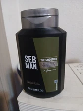 Sebastian Seb Man,"The Smoother" Moisturizing Conditioner w/ Guarana 8.45 fl oz