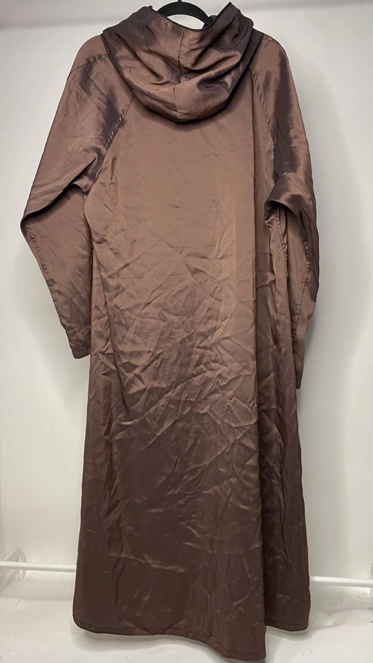 Capa de chuva Mycra Pac One trincheira longa reversível em bronze/preto feminina 1 EUA S/M - Imagem 4 de 4