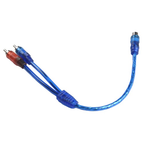 Adapter Cable Audio Cables \\\"Y\\\" Splitter Accuracy Blue Computer Cord - Afbeelding 11 van 17
