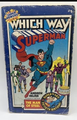 Which Way #1 Superman Man of Steel Andrew Helfer 1988 3rd Print Paperback
