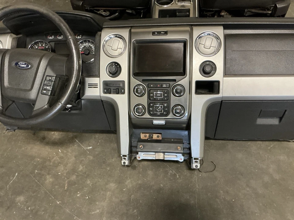 2014 福特 F150 FX4 CREW CAB 前后皮革座椅加热冷黑色 DASH — 第 4/4 张图片