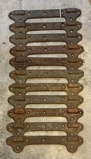 Antique vtg Victorian era cast iron wall hung sink bracket 10 1/4” centers 11 av