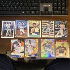 Topps Juan Soto New York Mets Washington Nationals Card Lot of 9 MLB Chrome Rare
