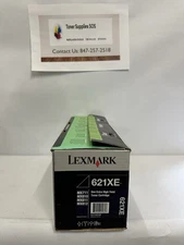 Genuine Lexmark 621XE Black Extra High Yield Toner Cartridge NEW OPEN BOX