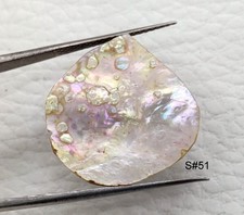 Amazing Natural Flashy Abalone Shell Cabochon, Mother Of Pearl Shell Gemstone