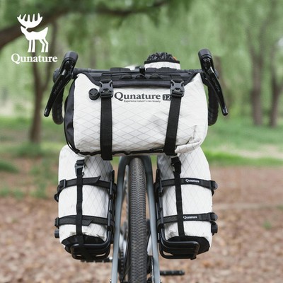 Qunature Bikepacking Bike Bag MTB Road Bicycle Touring Shelf Bag Cycling Equipme
