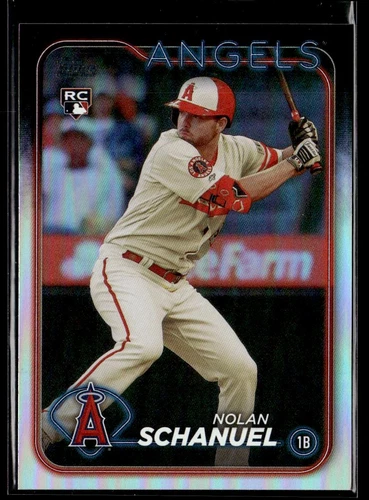 2024 Topps #53 Nolan Schanuel Rainbow Foil