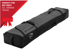 NEW Kulkea Kantaja Double Roller Ski Bag 2024-25 Season Model Black /Grey ktdr1b