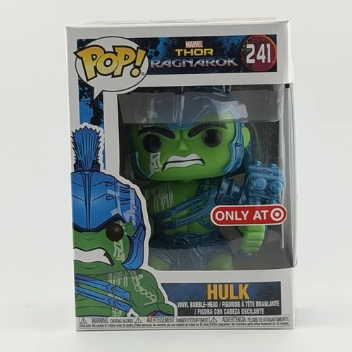 Funko Pop! Vinyl Marvel Hulk Thor Ragnarok Target Exclusive (Metallic Blue) #241