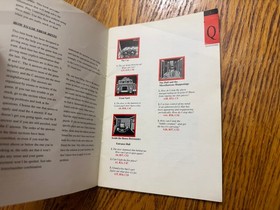 Uninvited HINT BOOK strategy guide maps charts nintendo nes handbook