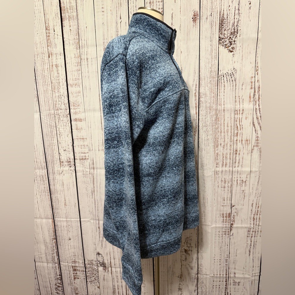 Eddie Bauer Blue Patterned Pullover - image 4