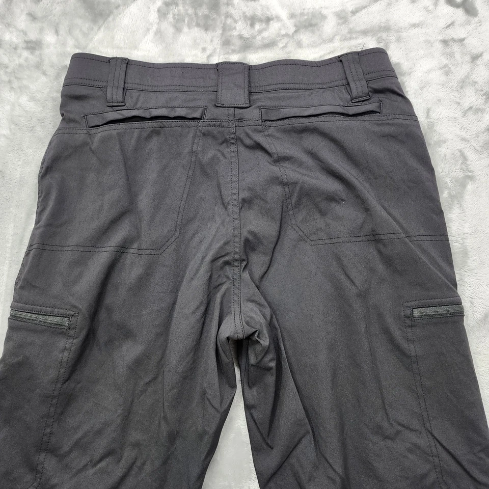 George 裤子男式 30X32 黑色弹力尼龙衬里工装直筒户外 — 第 4/4 张图片