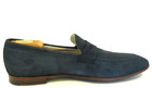 Men's Scarosso Gregory Navy Suede Half Strap Penny Loafers Size 42.5 EUR, 9.5 US — photo 7