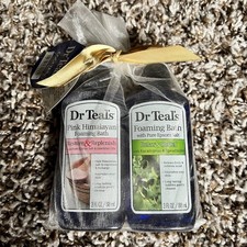 Dr Teal's Foaming Bath Set 3 fl oz Each Eucalyptus Spearmint PinkHimalayan Salt