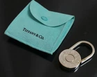 Authentic Tiffany & Co. Keychain padlock 1837 Sterling Silver #2246