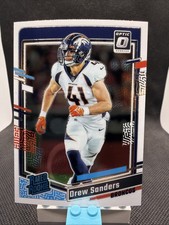 2023 Panini Donruss Optic Drew Sanders Rated Rookie Denver Broncos #230