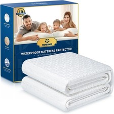 100 Waterproof Queen Mattress Protector Breathable Cooling 3D Air Fabric Mattre