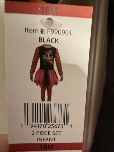 Emily Rose Cat Witch Unicorn Halloween Tutu Set Toddler Size 18 Months NWT - Picture 23 of 24