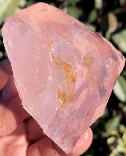 201,5 g ¡¡¡EXCELENTE!!! Piedras preciosas naturales cuarzo rosa hielo transparente coleccionables ie2057 - Imagen 5 de 12