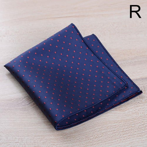 2Pcs Men's Pocket Square Handkerchief Paisley Silk Hankies Wedding Party Dress - Picture 20 of 40