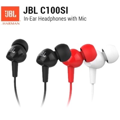 JBL C100Si In Ear Headphones Wired with mic Local - Main Image