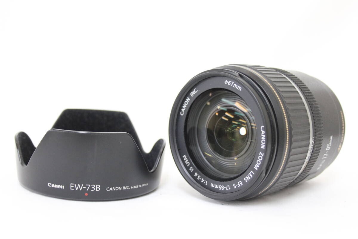 ✨フード付き✨Canon EF-S 17-85mm F4-5.6 IS USM Canon EF-S 17-85mm F4-5.6 IS USM Zoom Lens w/Hood From Japan