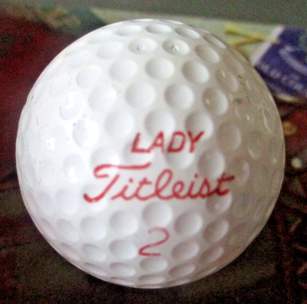 Vintage Titleist Acushnet K & Uniroyal Plus 6 Golf Balls (Pair