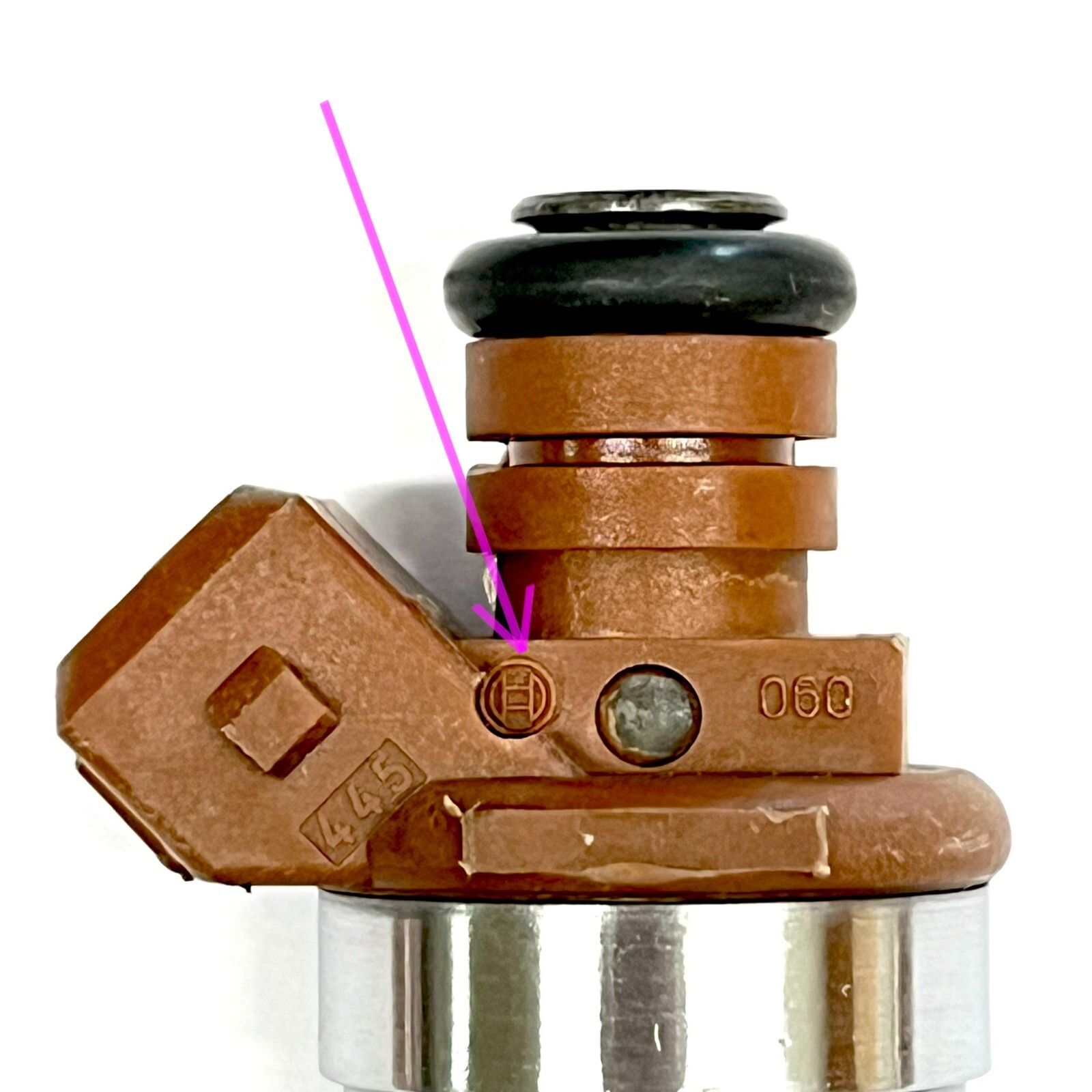 Motor Man E5ZE 36lb brown top fuel injector set for Merkur XR4Ti 2.3L