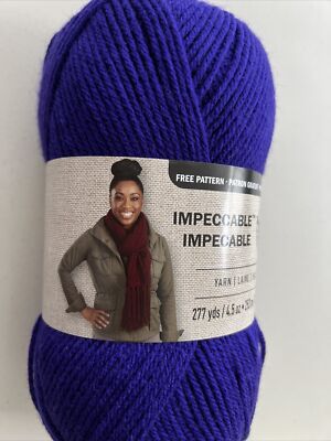 New Loops & Threads Impeccable Yarn Grape Punch Purple (SHV30)