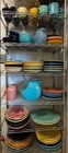 FIESTA WARE  BAUER USA POTTERY CUPS BOWLS PLATES MAKE YOUR OWN LOT COMBINED SHIP