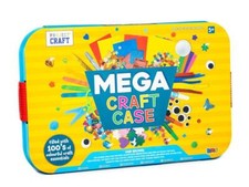 Mega Craft Case Colourful Arts & Crafts Kit Creative Activities for Kids 5+ Gift
