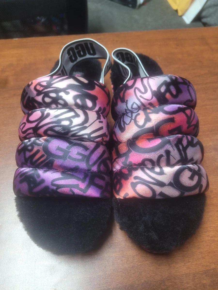 Graffiti ugg slippers clearance