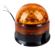 LAMPEGGIANTE GIROFARO A LED CON BASE NORMALE 12/24V  MULTIFUNZIONE TRATTORE