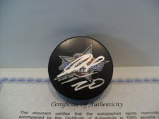 Evgeni Nabokov Autographed Signed 2008 NHL All Star Game Puck COA San Jose