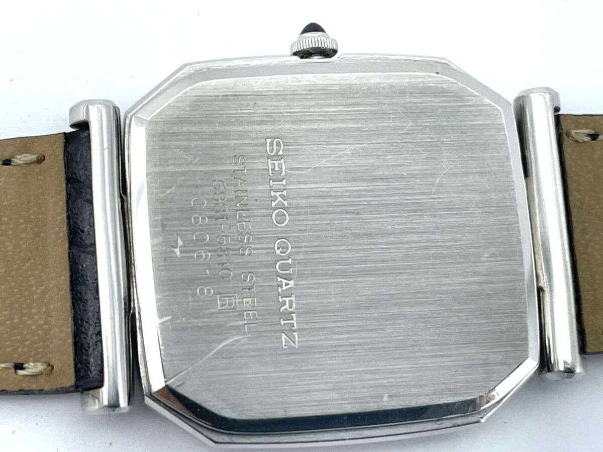 3-sided cut glass Vintage SEIKO Credor Men's Quartz Watch 3-sided cut glass Vintage SEIKO Credor Men's Quartz Watch