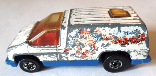 Vintage 1978 MATTEL HOT WHEELS SPIDER-MAN White Toy Van