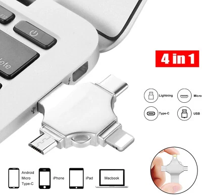 1TB 2TB Metall USB 3.0 Flash Drive Speicherstick OTG Für iPhone iPad iOS Android