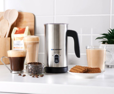 Blaupunkt Warmer Milchaufschäumer Sahne Heiße Schokolade Latte Cappuccino Latte Edelstahl