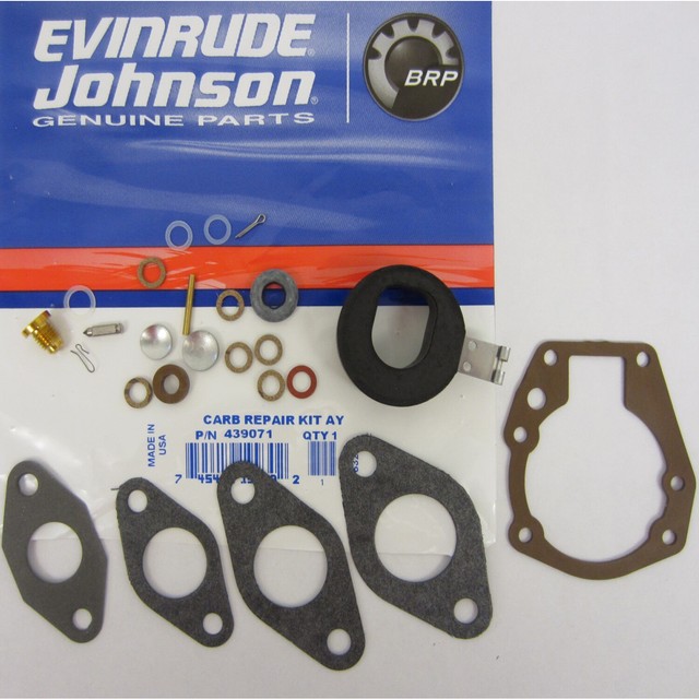 Johnson/Evinrude New OEM Carburetor Carb Repair Rebuild Kit 439071